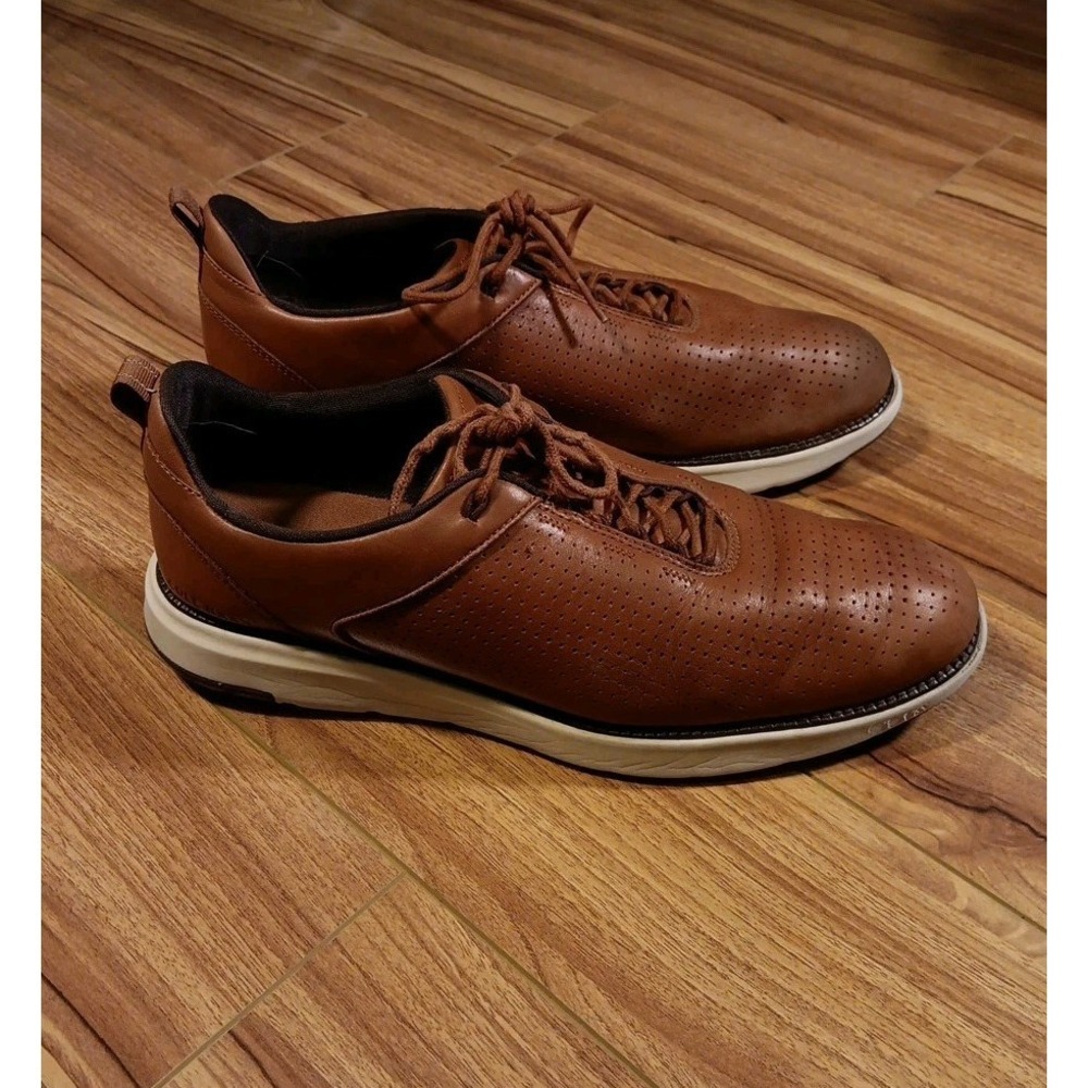 Cole Haan Men's Grand‎ Atlantic TX British Tan Leather Shoes Size 11.5 M C37746